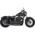 Bassani Xhaust 2004-2006 Harley-Davidson 883 Custom XLC Road Rage II Mega Power 2-to-1 System - Black Short Image 1
