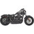 Bassani Xhaust 2014-2019 Harley-Davidson 1200 Custom EFI XLC Firepower Series Slip-On Mufflers - Black Fluted Image 1