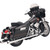 Bassani Xhaust 1996 Harley-Davidson Tour Glide Ultra Classic EFI FLTCU Megaphone Slip-On Mufflers - Chrome/Polished Tapered Standard Baffle Image 1