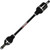 Demon 2022-2024 Honda Pioneer 1000 Forest 4x4 Complete Heavy-Duty Axle Front Left/Front Right Image 1