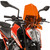 Puig New Generation Sport Windscreen KTM 390 Duke 17-23 Orange Puig New Generation Sport Windscreen KTM 390 Duke 17-23 Orange