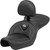 Saddlemen 2005 Harley-Davidson Super Glide Custom FXDC Roadsofa Seat - Carbon Fiber - Black Stitch - with Backrest - FL '04-'05 Image 1
