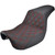 Saddlemen 2006 Harley-Davidson Super Glide FXD Step-Up Seat Red Stitching/Front Lattice Stitch Image 1