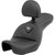 Saddlemen 2006-2017 Harley-Davidson Street Bob FXDB Roadsofa Carbon Fiber Seat - Carbon Fiber - with Backrest - FXD '06-'17 Image 1