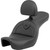 Saddlemen 2006-2017 Harley-Davidson Street Bob FXDB Roadsofa Seat - with Backrest - Black/Black Stitching - FXD '06-'17 Image 1