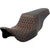 Saddlemen 2008-2019 Harley-Davidson Electra Glide Ultra Classic EFI FLHTCUI Step-Up Seat - Honeycomb - Orange Stitching - FL '08-'23 Image 1