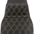 Saddlemen 2009 Harley-Davidson CVO Electra Glide Ultra Classic FLHTCUSE4 Step-Up Seat - Lattice Stitch - Gold Stitch - Extended Reach - FLH/FLT '08-'23 Image 3
