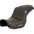 Saddlemen 2009 Harley-Davidson CVO Fat Bob FXDFSE Pro Series SDC Performance Seat - Carbon Fiber/Lumbar Gripper - Gold Stitch - Dyna '06-'17 Image 1