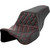 Saddlemen 2009-2013 Harley-Davidson Tri Glide Ultra Classic FLHTCUTG Step-Up Seat - Front Lattice Stitch - Red Stitch - FLH/FLT '08-'23 Image 1