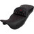 Saddlemen 2010-2013 Harley-Davidson Road Glide Custom FLTRX Roadsofa Extended Reach Seat - Lattice Stitch - Wine Berry Stitch - with Backrest - FL '08-'24 Image 1