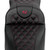 Saddlemen 2010-2013 Harley-Davidson Road Glide Custom FLTRX Roadsofa Extended Reach Seat - Lattice Stitch - Wine Berry Stitch - with Backrest - FL '08-'24 Image 4