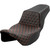 Saddlemen 2011 Harley-Davidson CVO Electra Glide Ultra Classic FLHTCUSE6 Step-Up Seat - Honeycomb - Extended Reach - Orange Stitching - FL '08-'23 Image 1