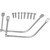 Saddlemen 2011-2013 Harley-Davidson Blackline FXS Quick-Disconnect Saddlebag Support Bracket Kit - Harley Image 1