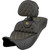 Saddlemen 2011-2013 Harley-Davidson Road Glide Ultra FLTRU Roadsofa Extended Reach Seat - Lattice Stitch - Gold Stitch - with Backrest - FL '08-'23 Image 1