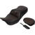 Saddlemen 2012 Harley-Davidson CVO Road Glide Custom FLTRXSE RoadSofa Seat - Honeycomb - Orange Stitch - with Backrest - FLH/FLT '08-'23 Image 2