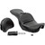 Saddlemen 2012-2016 Harley-Davidson Switchback FLD Seat - Explorer - With Backrest - Stitched - Black - Dyna Image 2