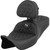 Saddlemen 2014-2016 Harley-Davidson Electra Glide Ultra Classic Low FLHTCUL Roadsofa Seat - with Backrest - White Stitch - FL '08-'23 Image 3