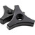 SDI 2016-2023 Husqvarna TC250 Fork Cap - Adjuster Handle Set - Black Image 1