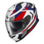 Scorpion EXO-Eclipse Lunar Helmet White Red Blue
