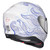 Scorpion EXO-T520 Nama-Shimi Helmet White Blue