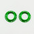 Puig PHB19 Rear Axle Slider Aluminum Trim Ring Set Green