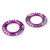 Puig PHB19 Rear Axle Slider Aluminum Trim Ring Set Purple