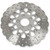 EBC 2000-2005 Harley-Davidson FXDX Dyna Super Glide Sport Custom Rear Brake Rotor - Silver Wide Band Contour Image 1