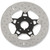 EBC 1996-1999 Harley-Davidson FLHTCI Electra Glide Classic FSD Series Front Brake Rotor - Black Carrier 5-Button Round Image 1