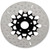 EBC 1992-1999 Harley-Davidson FXSTC Softail Custom Custom Rear Brake Rotor - Black Wide Band Round Image 1