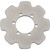 EBC 2009-2010 Polaris RZR 170 4x2 UTVX-Series Front Brake Rotor Image 1