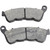 EBC 2014-2019 Harley-Davidson XL883L SuperLow Organic Kevlar Front Left Brake Pads Image 1