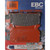 EBC 1999 Harley-Davidson FLHT Electra Glide Standard Semi-Sintered Rear Right Brake Pads Image 1