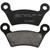EBC 2010-2012 Can-Am Spyder 990 RT-S Organic Kevlar Rear Left Brake Pads Image 1