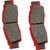 EBC 2017-2024 Yamaha YXZ1000R SS Sport Carbon X Front Brake Pads Image 1