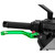 Puig 4.0 Standard Length Non-Folding Brake Lever Green Lever / Red Selector