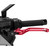 Puig 4.0 Standard Length Non-Folding Clutch Lever Red Lever / Red Selector