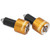 BikeMaster Anodized Aluminum Billet Bar Ends Gold