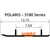 Woody's 1999 Polaris Indy Deluxe 340 Top-Stock Hard Surface Wear Bars 2 Studs