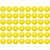 Woody's Grand Digger Support Plates Hi Vis Round 48 Pack
