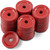 Woody's Grand Digger Support Plates Powder Coated / Red Round 48 Pack