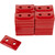 Woody's Double Digger Aluminum Support Plates Red 48 Pack