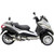 Leo Vince 2007-2012 Piaggio MP3 400 Nero Slip-On Muffler