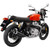 Leo Vince 2023 Royal Enfield Interceptor 650 Classic Racer Slip-On Muffler - Black - GT 650/Interceptor 650