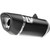 Leo Vince 2024-2026 Honda NX500 LV-14 R Slip-On Muffler Black / Ceramic Stainless Steel