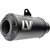 Leo Vince Universal LV-10 Full Black Slip-On Muffler