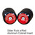 Woodcraft Slider Puck w/Red Aluminum Colored Insert