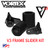 Vortex V3 Frame Sliders (No Fairing Mods) Suzuki GSX-R600 11-26