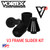 Vortex V3 Frame Sliders (No Fairing Mods) Suzuki GSX-R750 01-02