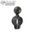 Ram Mounts Composite Rail Base with 1" Ball for Rails From 0.75" To 1" diameter