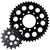Driven 520 Chain and Sprocket Kit Honda RC51 00-06 Black Aluminum Rear Sprocket